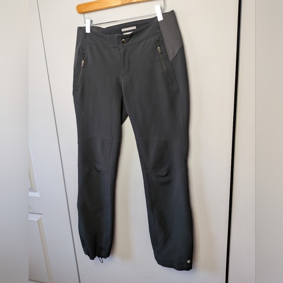 COLUMBIA Omni-Heat Thermal Comfort Outdoor Women Pants Size 6 Black - Picture 1 of 14